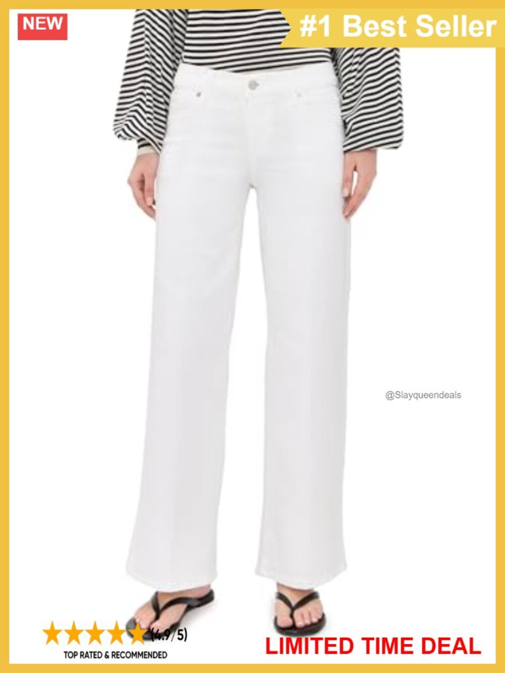 Low Rise Le Slim Palazzo Wide Leg Jeans Fitted Denim